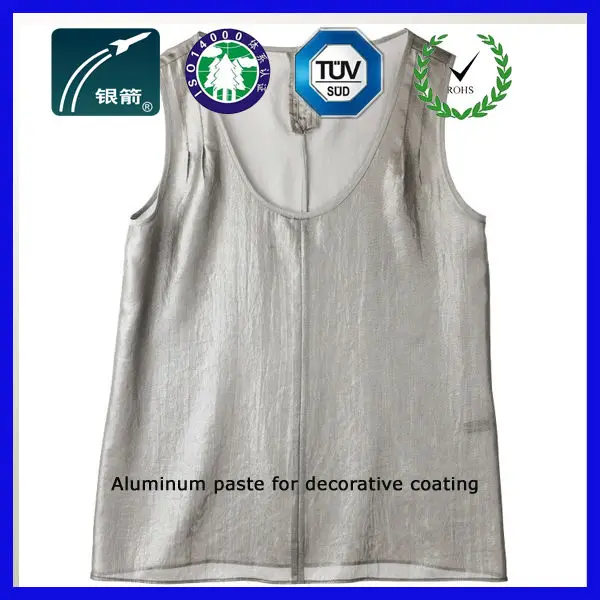 Bright effect aluminum paste