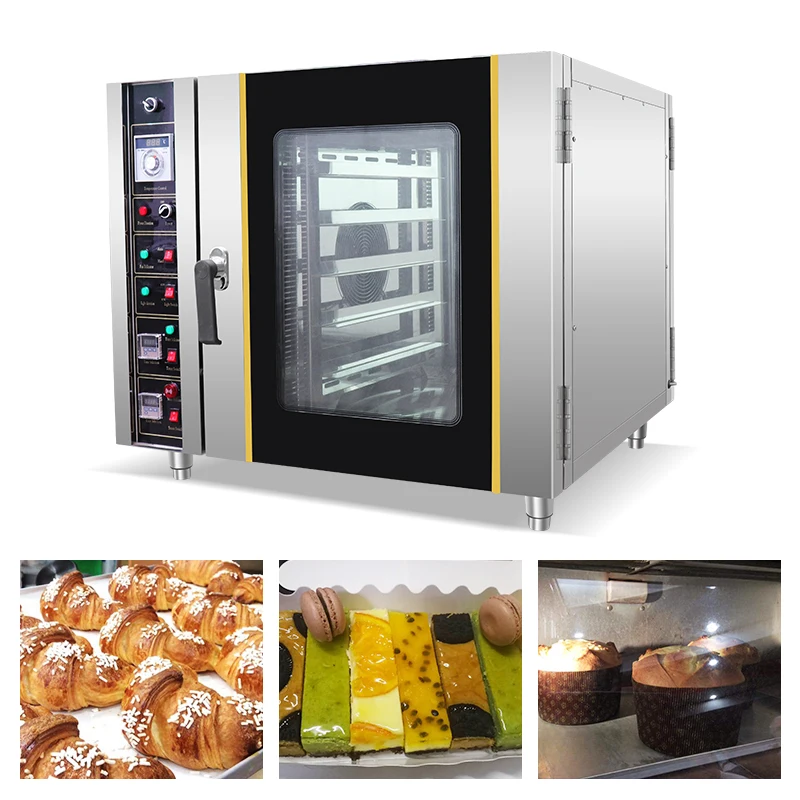 Industrial Baking Equipments Hot Air Electric Steam Convection Oven 5 Decks Commercial Bakery Oven Bread Cake Biscuit Pizza Oven