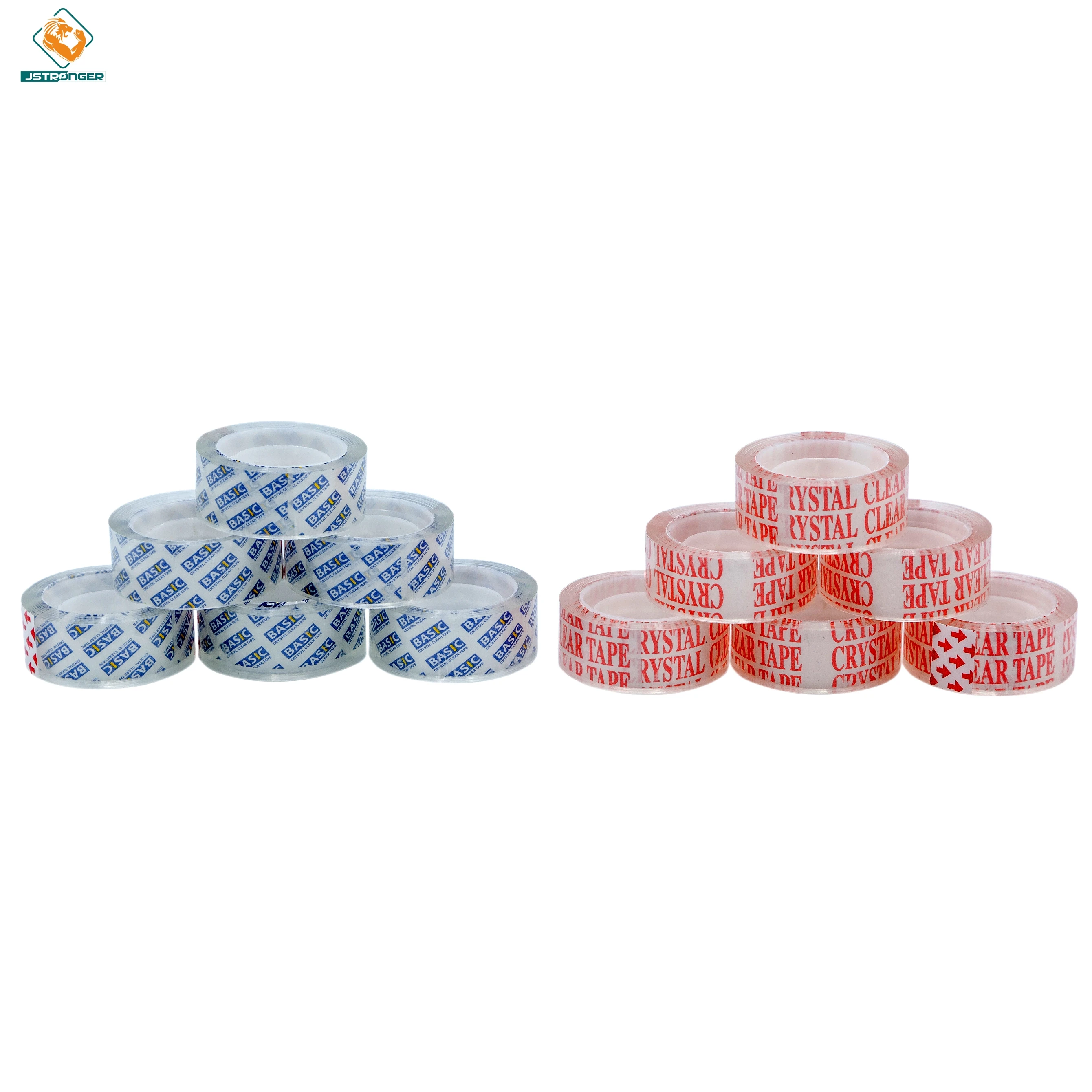 
High Adhesive Cheap Crystal clear stationery Bopp office stationary tape 