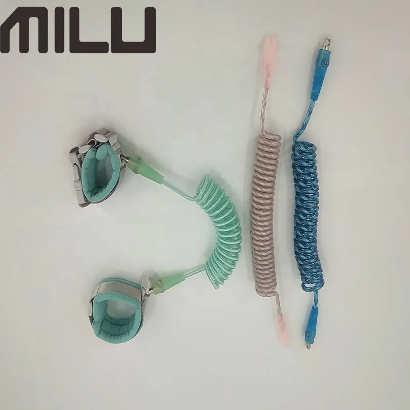 
Made in china high quality PU retractable pu coiled spring cable 