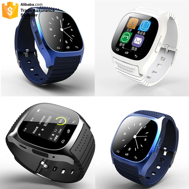 2019 New BT smartwatch android M26 with LED display / Dial / SMS Reminding / Music Player / Pedometer for Mobile Phone
