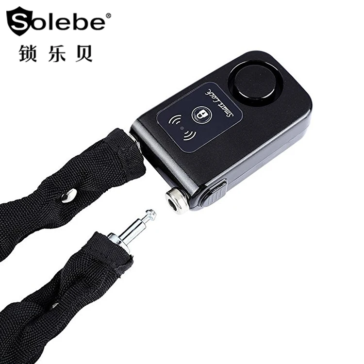 Folding Chain Bicycle Locks Automatic Smart Phone APP Control Bluetooth Remote Bike Lock