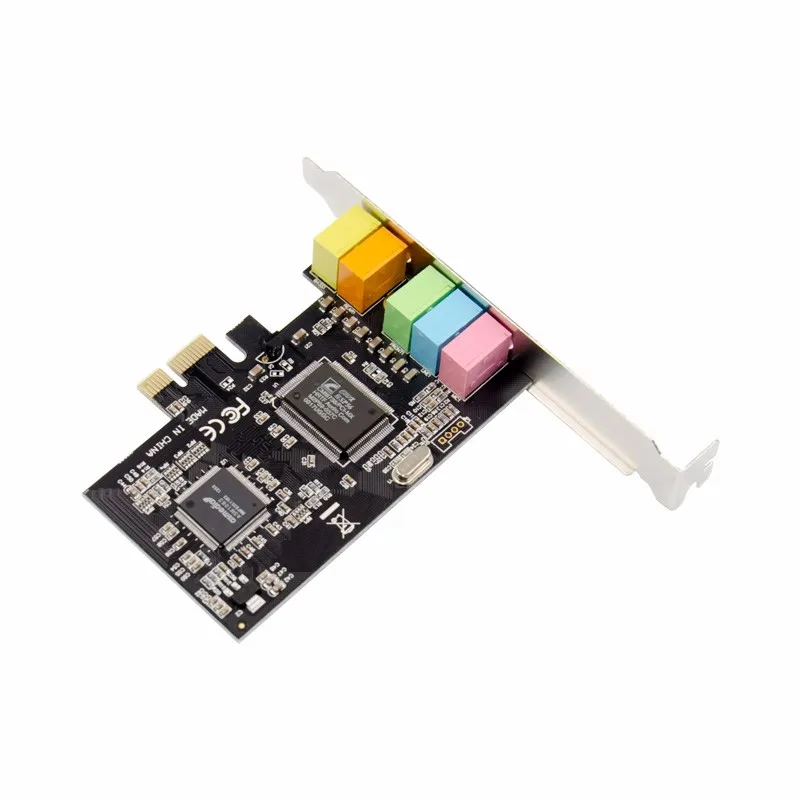 SUNWEIT PCI Express x1 PCI-E 5.1ch CMI8738 Chipset Audio Digital Sound Card  pcie sound card 5.1