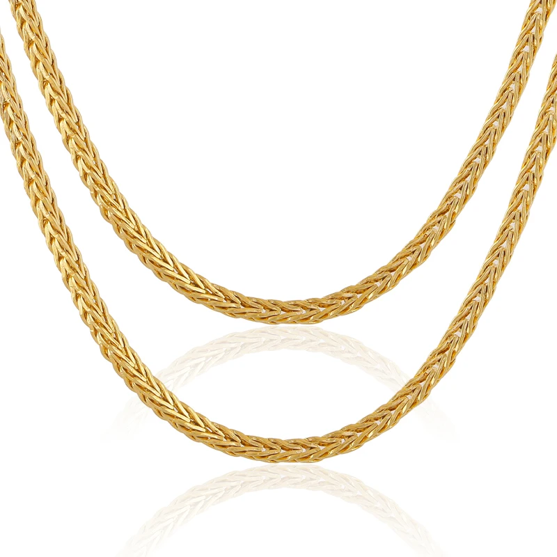 ATHENAA New Gold Neck Chain Designs Girl,Copper Chain Necklace,Gold Chain