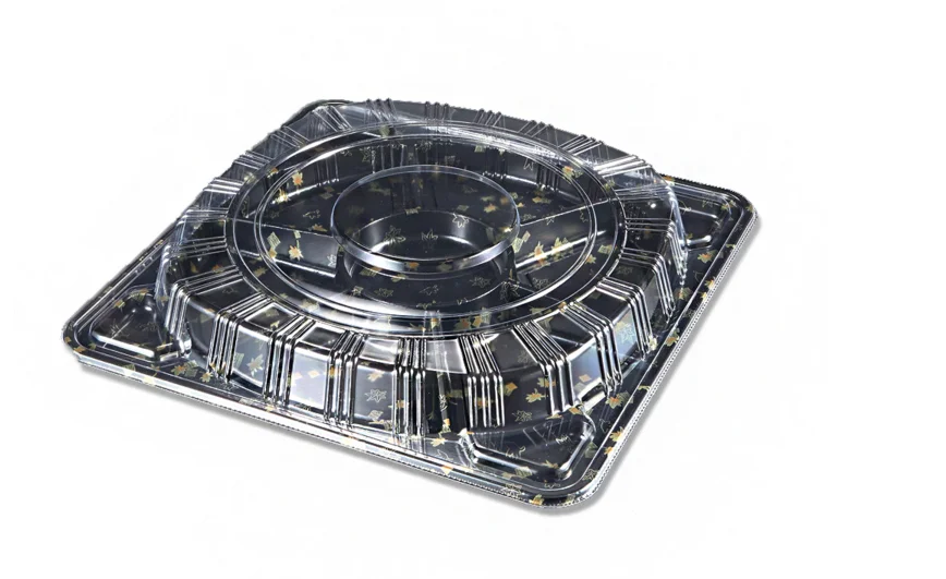 Harvest SR-11 large party food packaging 5-compartments plastic tray