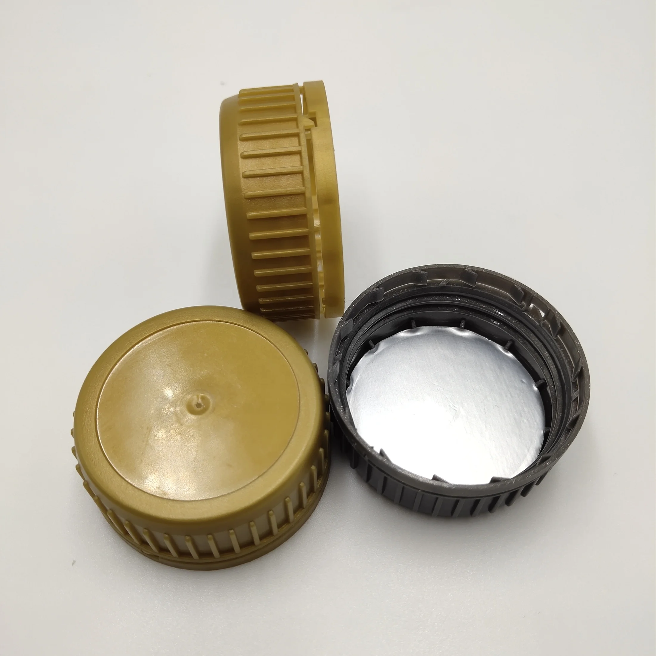 variety plastic lubricant oil bottle pilfer proof screw cap