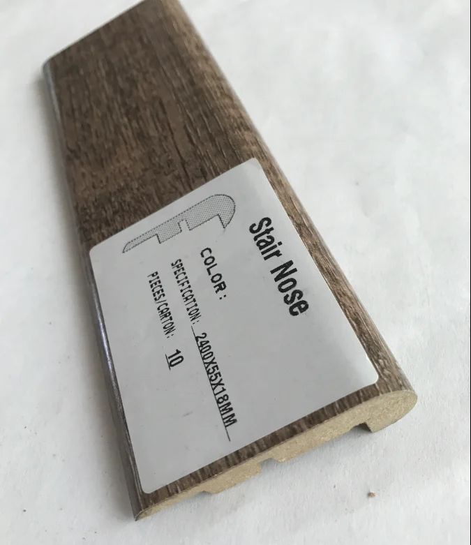 mdf laminate flooring accessory stair nose