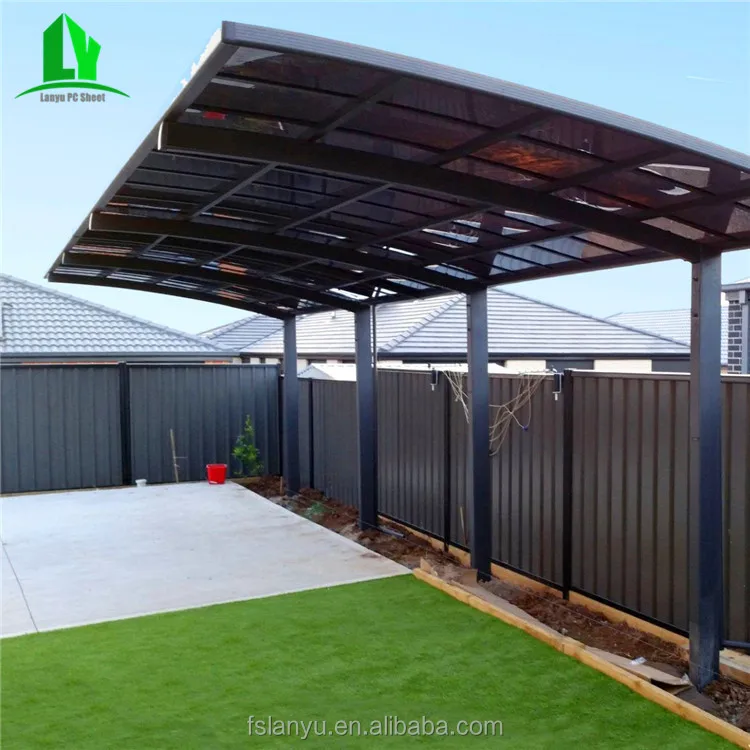 Retractable Double Door Automatic Carport Car Parking Aluminum Metal Carport