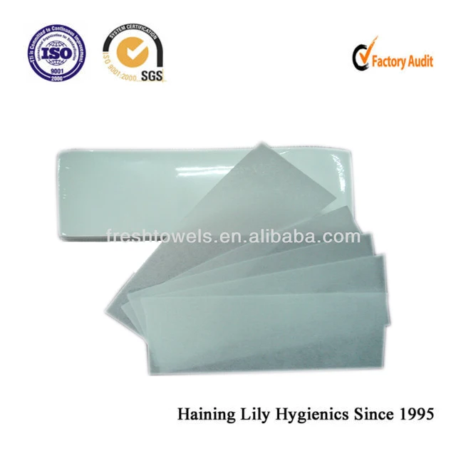 
Disposable depilatory wax strips in roll/piece/box for hair removal/Epilating Strips 