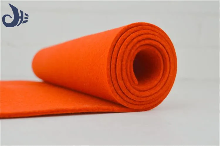 
2019 hot sale different thicknesses and density needle punch color polyester felt sheet for laser cutting 