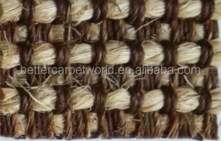 Wall To Wall Natural Anti-slip Sisal Roll Carpet Made By Natural Sisal Fiber Rug