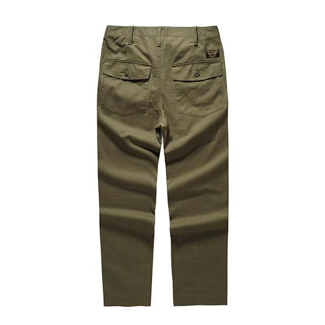 2019 China manufacturer Solid color Elastic Trousers men cotton pants