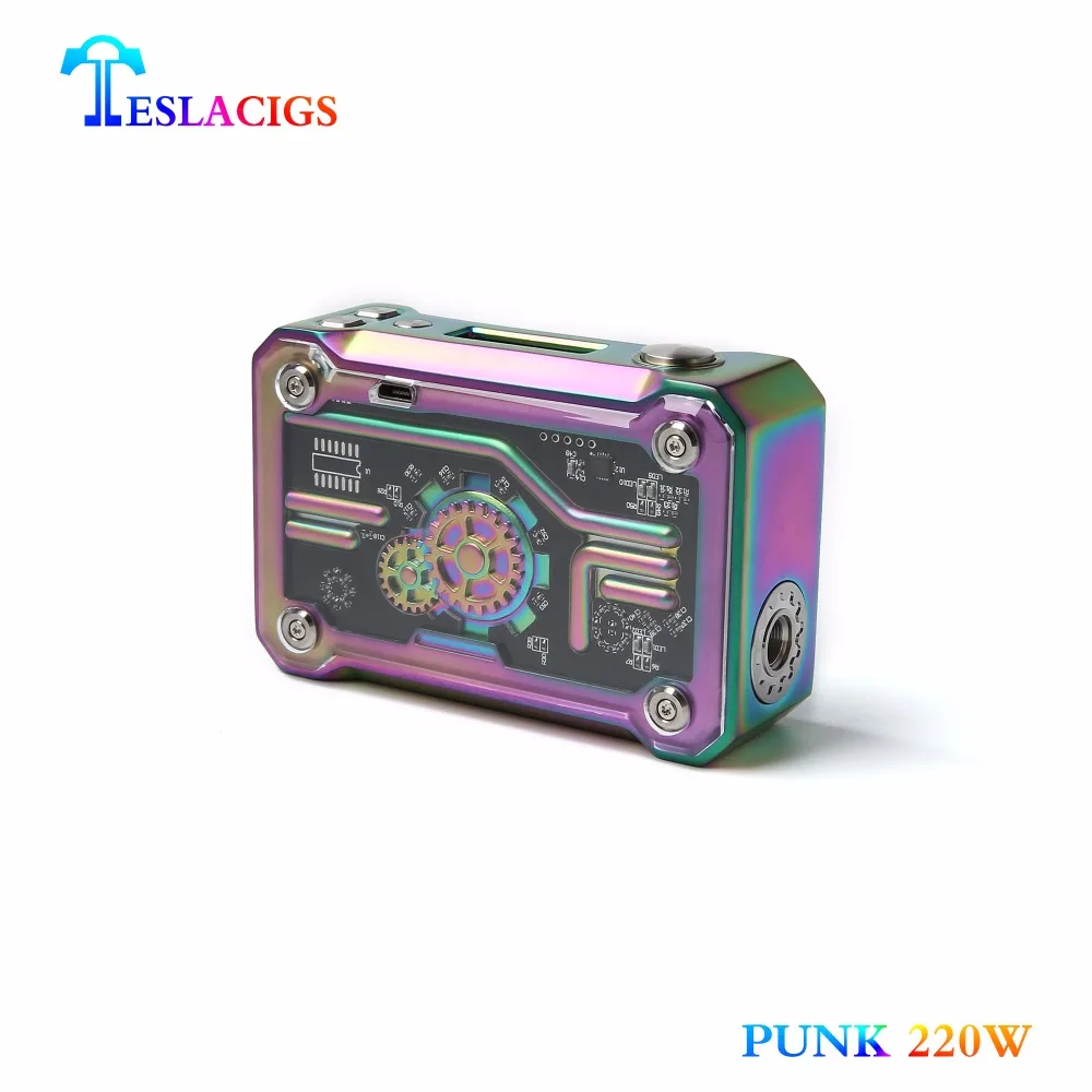 2018 vape machine Chinese ecig products Teslacigs PUNK220W with high quality box mod