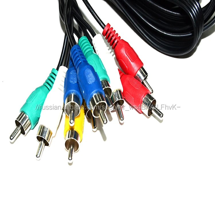 Водонепроницаемый USB женщин и мужчин RCA кабель для аудио/видео