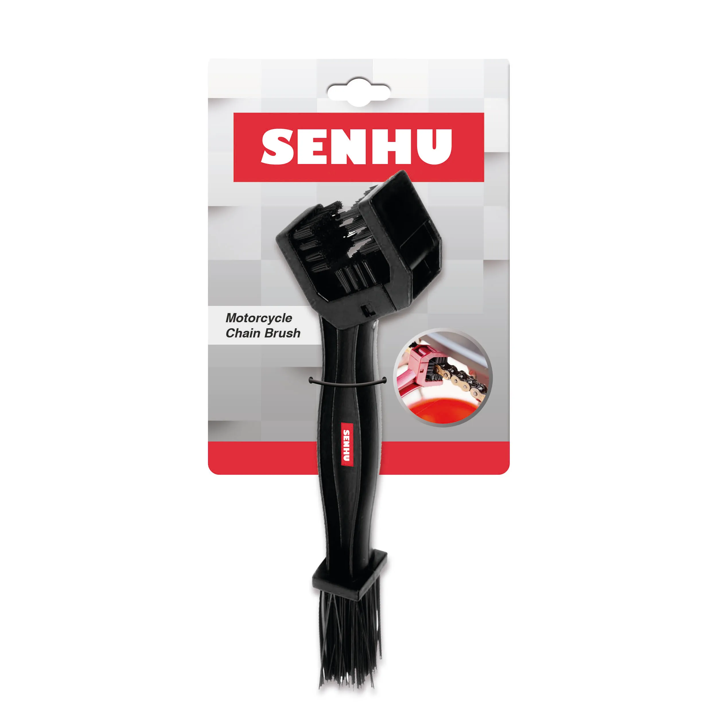 Plastic chain cleaning brush motorcycle chain brush cleaner