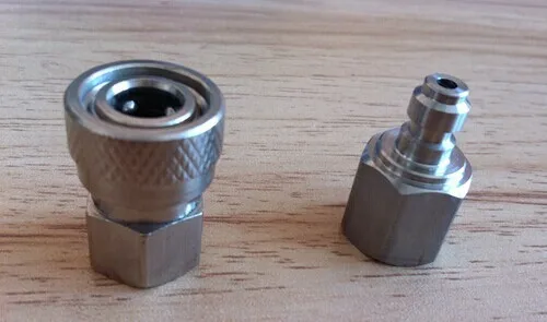 PCP Pump Connector PCP Hand Pump Quick-connect to 1/8 BSP famale Connector 4500psi G4 Hose SS