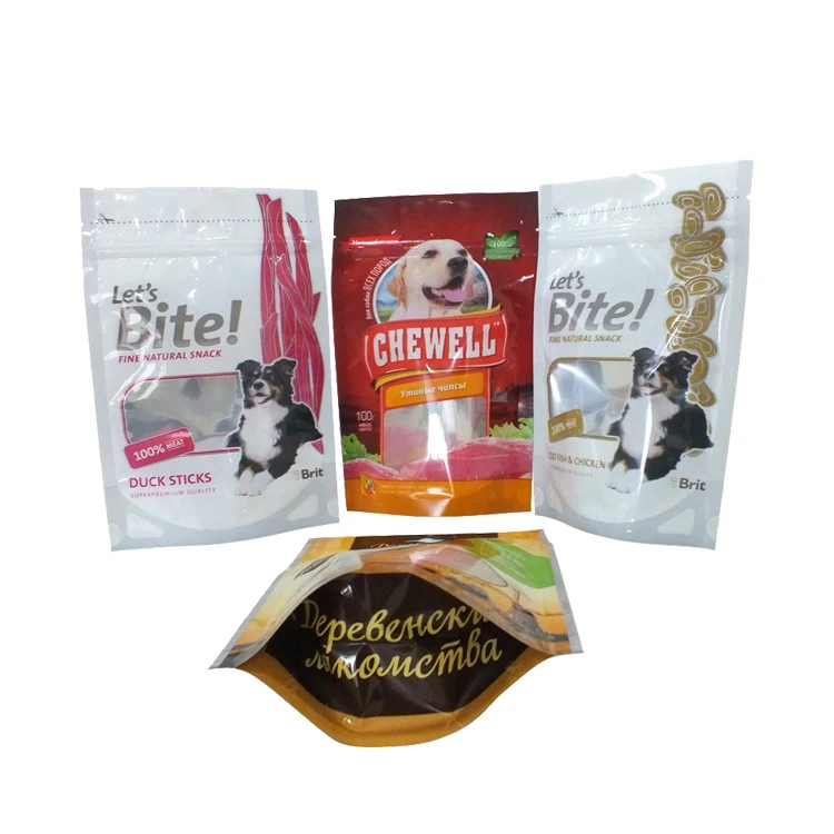 For Christmas Day Party Holiday Plastic Package Custom Pattern Printed Bag Stand Up Zip lock Seal Food Pouch