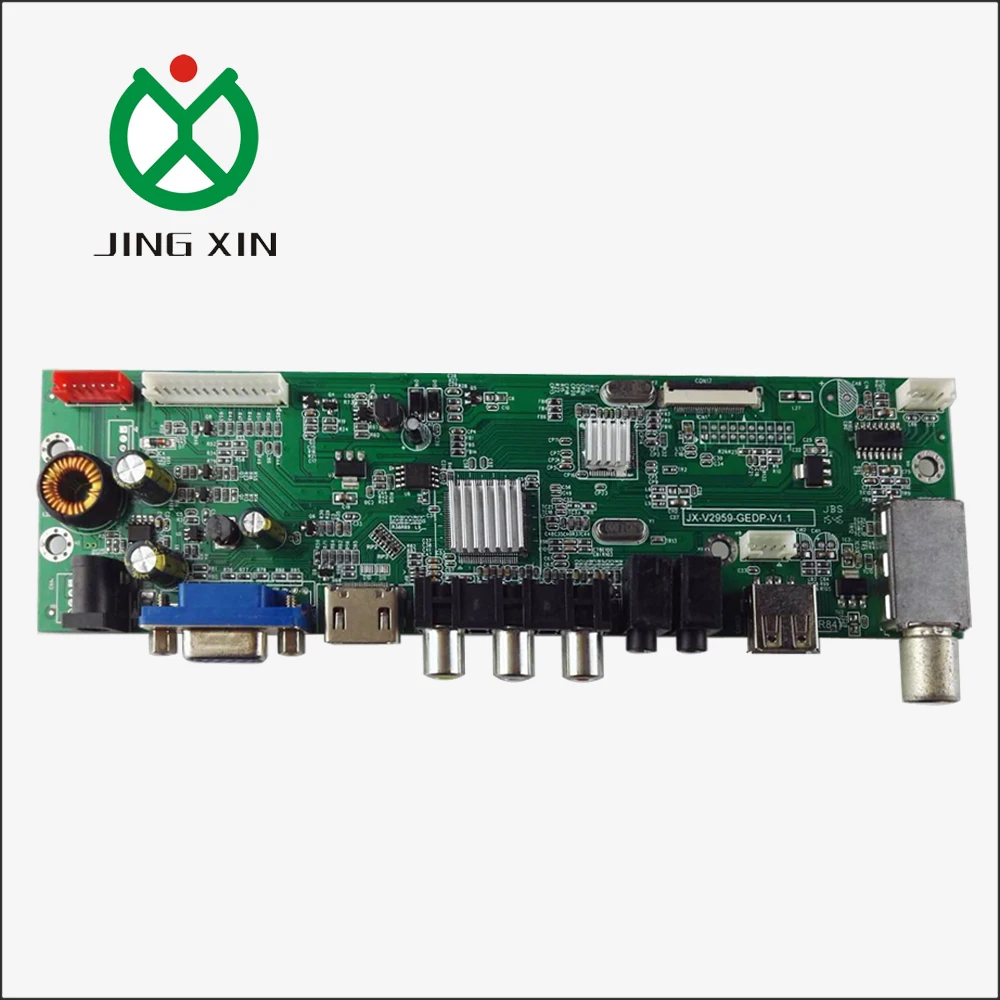 LED LCD digital TV 1080P Universal Mainboard with DVB-T+T2+C