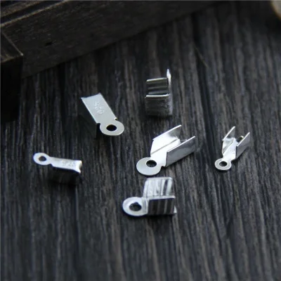 925 Sterling Silver Accessories DIY Necklace Bracelet Buckle Pure Silver Connector Clasps Clips