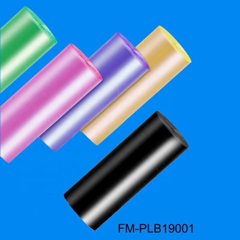 Colorful plastic on roll garbage bag convenient compostable trash bag pla biodegradable
