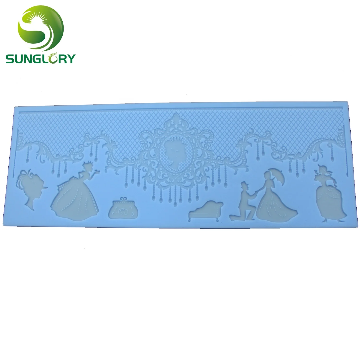 Wedding Decoration Beauty Silicone Lace Mat Flower Lover Sugar Cake Lace Mold For Baking Fondant Lace Mold Cake Decorating Tools