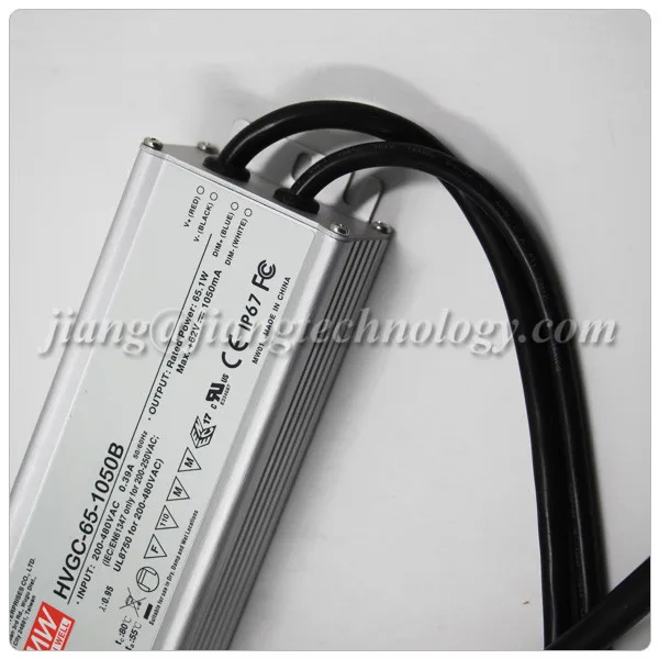 Meanwell HVGC-65-1050B 65W светодиоидная лампа с регулируемой яркостью со светодиодным драйвером постоянного тока 1050mA