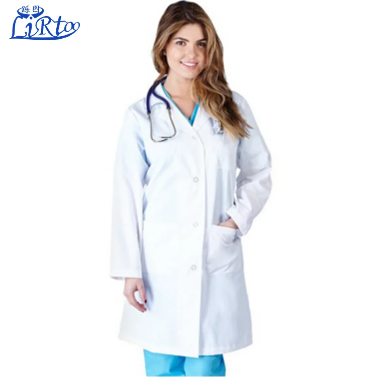 Wholesale Manufacturer Supply Unisex Doctor Lab Coat with customer design embroidered