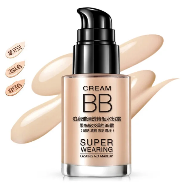 Увлажняющий BB-крем Bioaqua Тональная основа для ухода за лицом естественная Освежающая безупречная Косметическое покрытие отбеливающий консилер лица