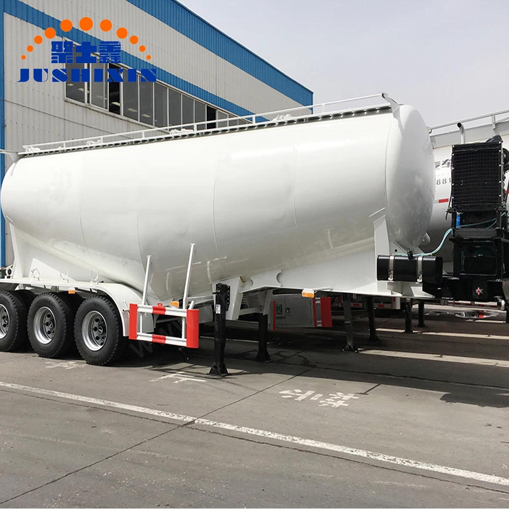 60 CBM 75 Ton Semi Trailer Cement Silo For Africa Market