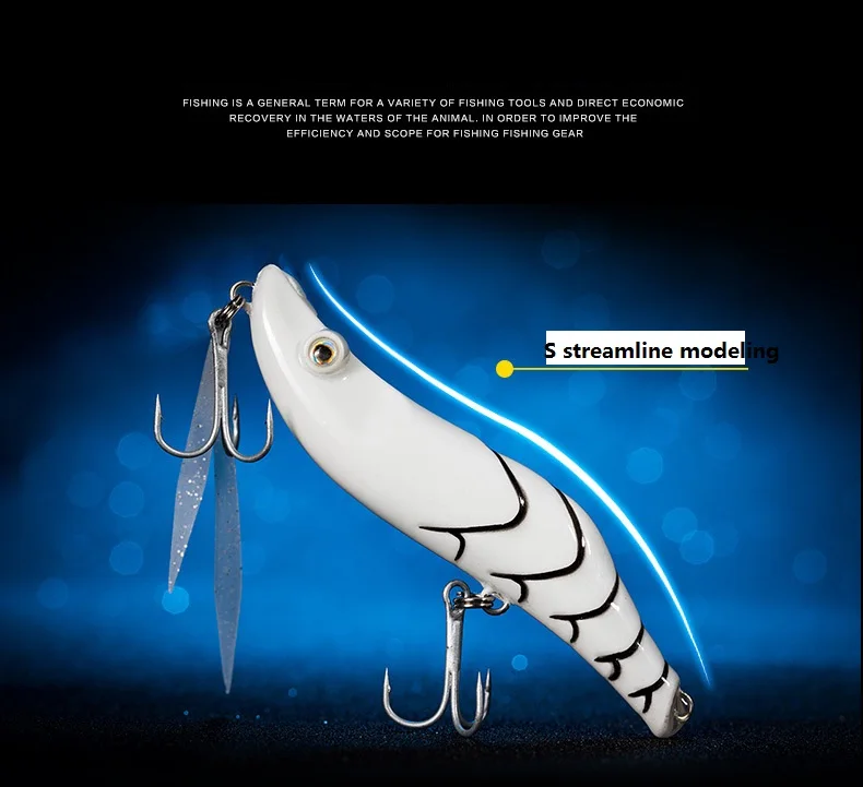 New Shrimp Squid Flashing LED Jig Squid Jig Hooks Yamashita Squid Jig 8CM/15G