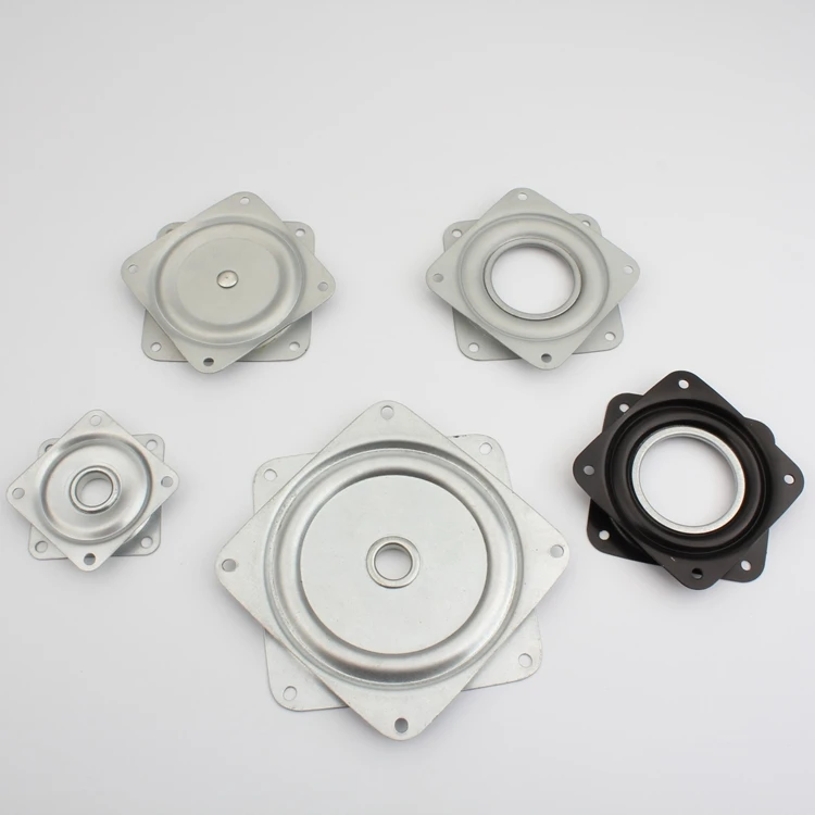 Мебельные гарнитуры из 4 дюйма свободного покроя с плиты шарикового поворотного подшипника ТВ стойки деревянный стол металла ленивый Сьюзен поворотной платформы