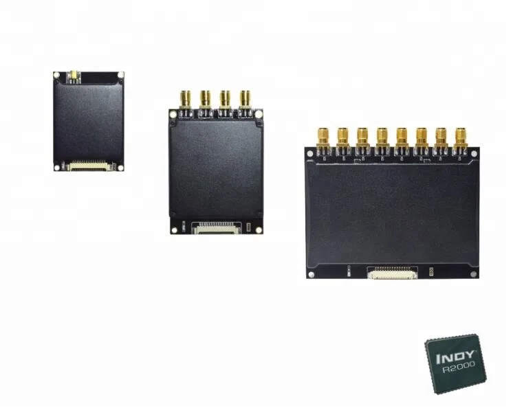 4-channel UHF RFID Reader Module + Antenna + RS232 cable ISo18000-6C EPC Class 1 Gen 2