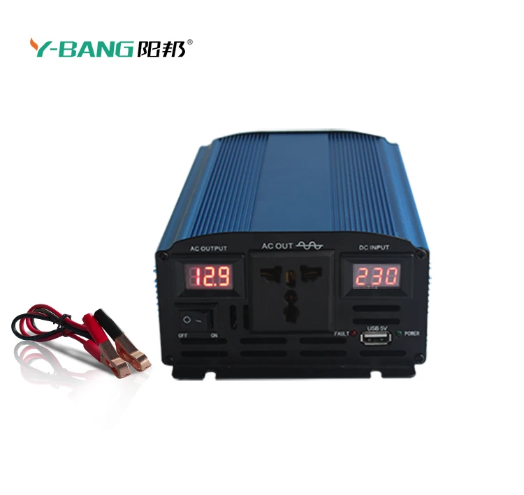 12 В 24 В постоянного тока до 110 В 220 В Чистая синусоида Инвертор 300 Вт 600 Вт 1000 Вт 1500 Вт 2000 Вт 3000 Вт с мягкий старт