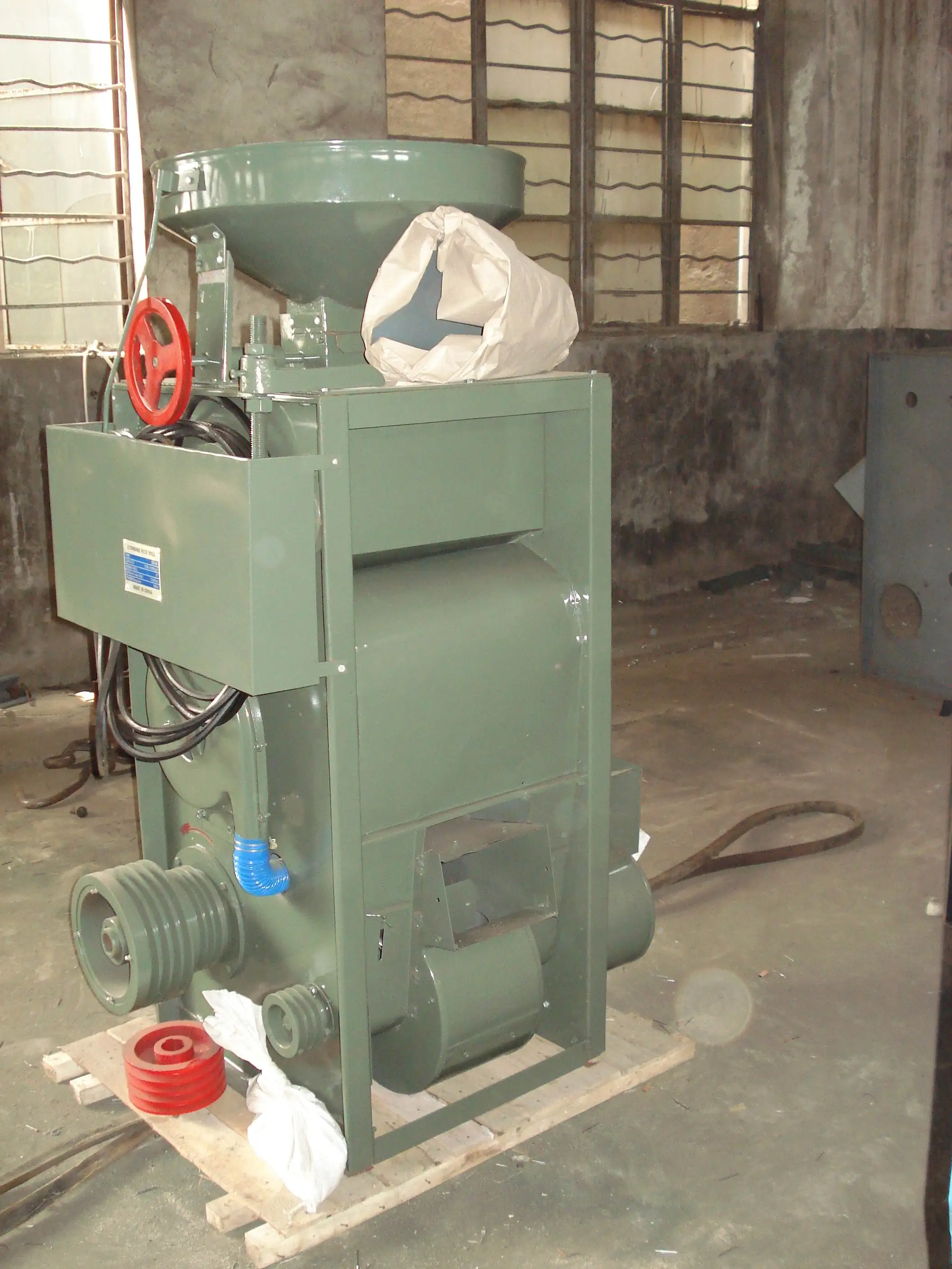 Combined Mini Rice Husker and Whitener Machine