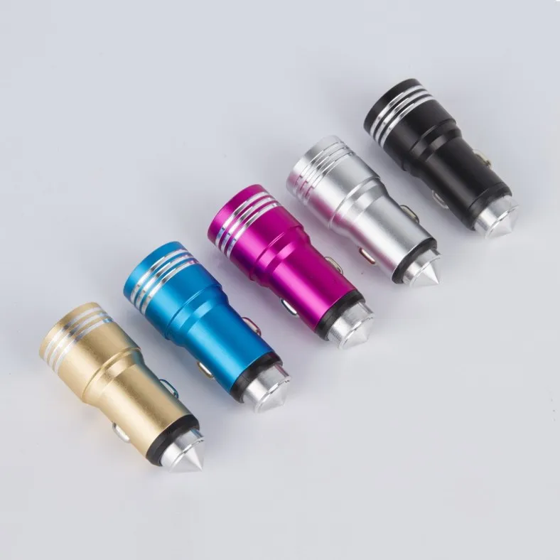 wholesale car charger adapter dual port usb car charger for mobile phone
