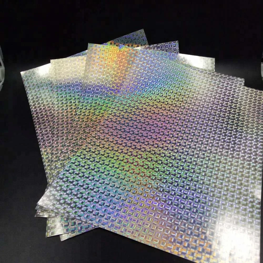 Factory a4 paper size plain hologram eggshell sticker Ultra Destructible Vinyl Material paper
