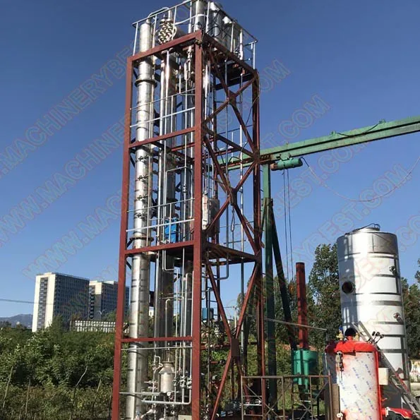  Конвейер по производству этанола этиловый спирт растворитель оборудование для дистилляции проект под ключ