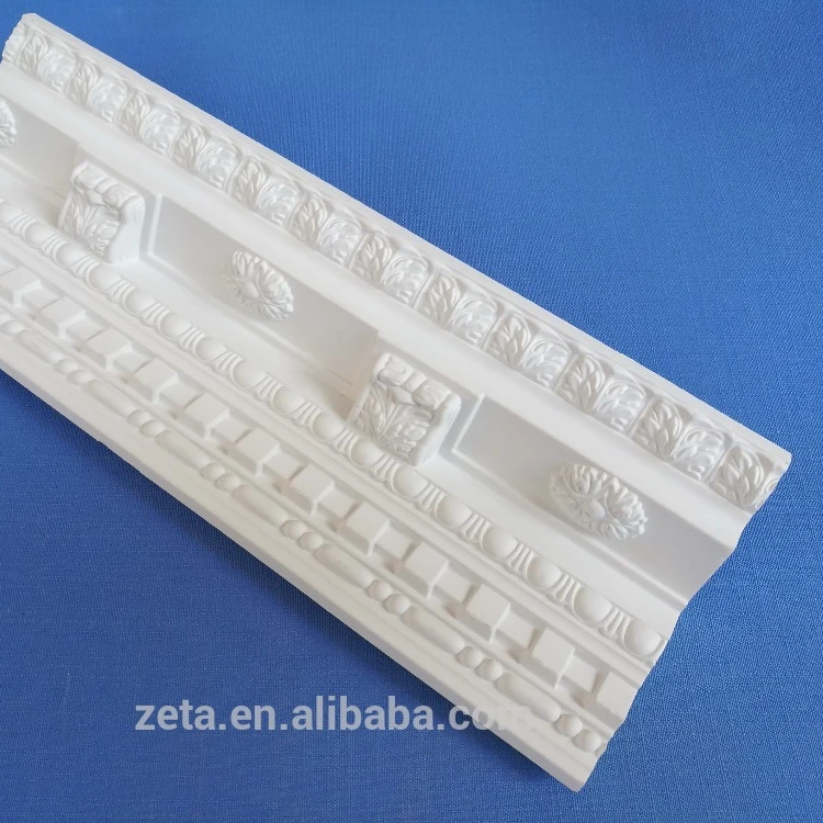 Classic design  PU Polyurethane rigid foam cornice moulding for interior decoration