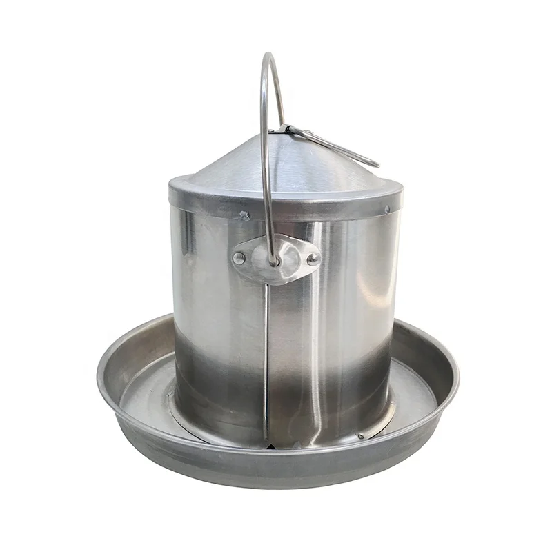 3 Litre Capacity stainless steel Water Drinker and Feeder chicken waterer chicken drinker poultry drinkers for chicken