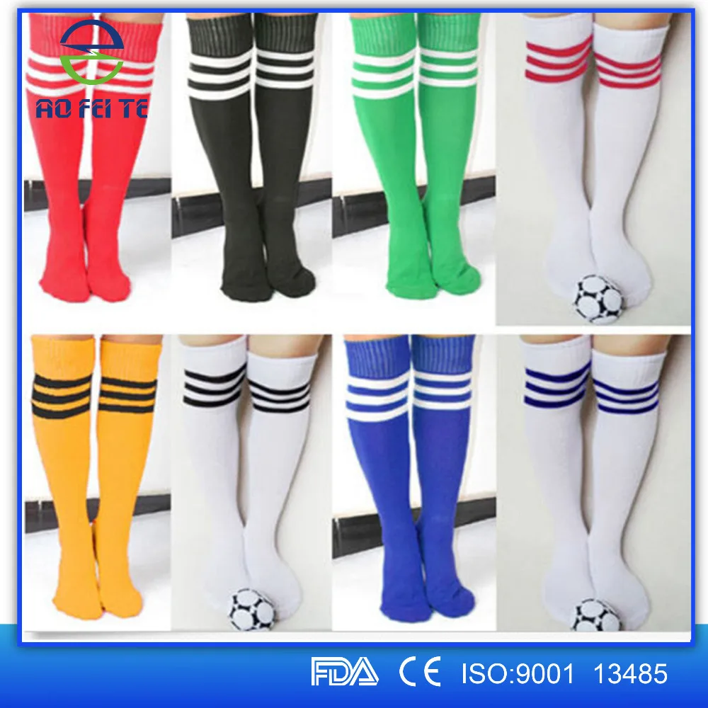 Hot Selling Aofeite Boys Girls Soccer Baseball Hockey Rugby High Socks Cheap Hockey Socks Football Team Socks
