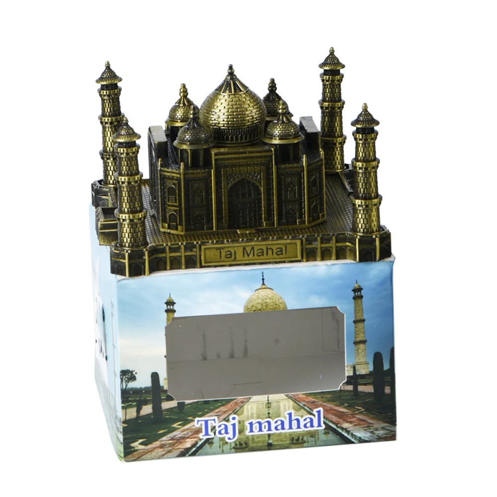 WR Art Crafts Novelty Thailand Souvenir Gifts Bronze Taj Mahal Building Models Home Office Ornament