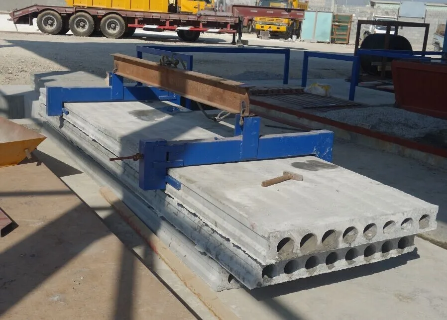 prefab concrete hollow core floor slab machine/concrete floor planks