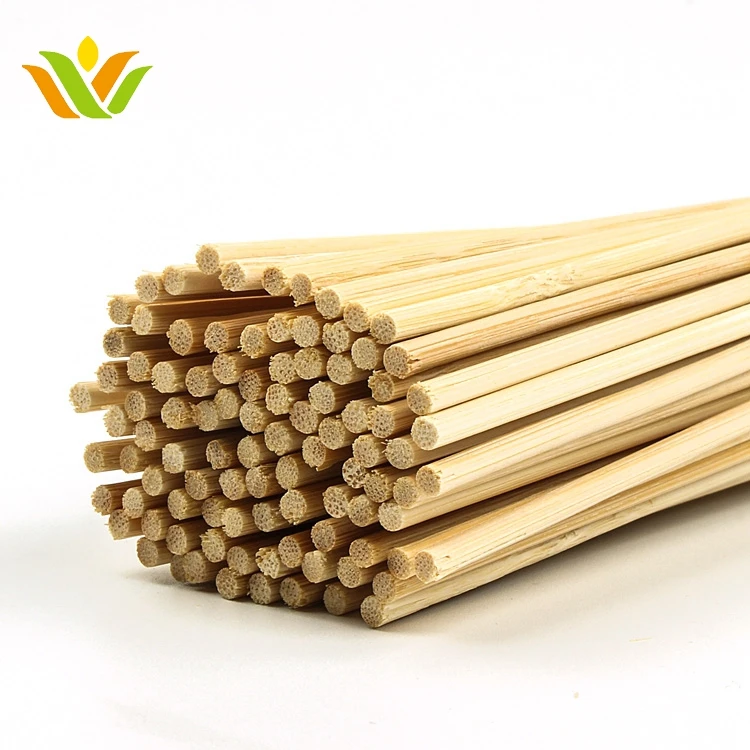 Round bamboo skewers pack birch wood skewers direct factory