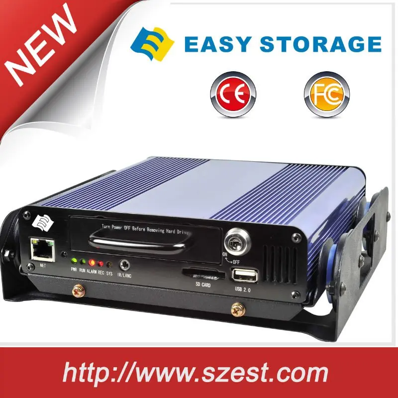 3G HDD 4CH Mobile DVR Автомобильный Видеорегистратор для Транспортного Видеонаблюдения