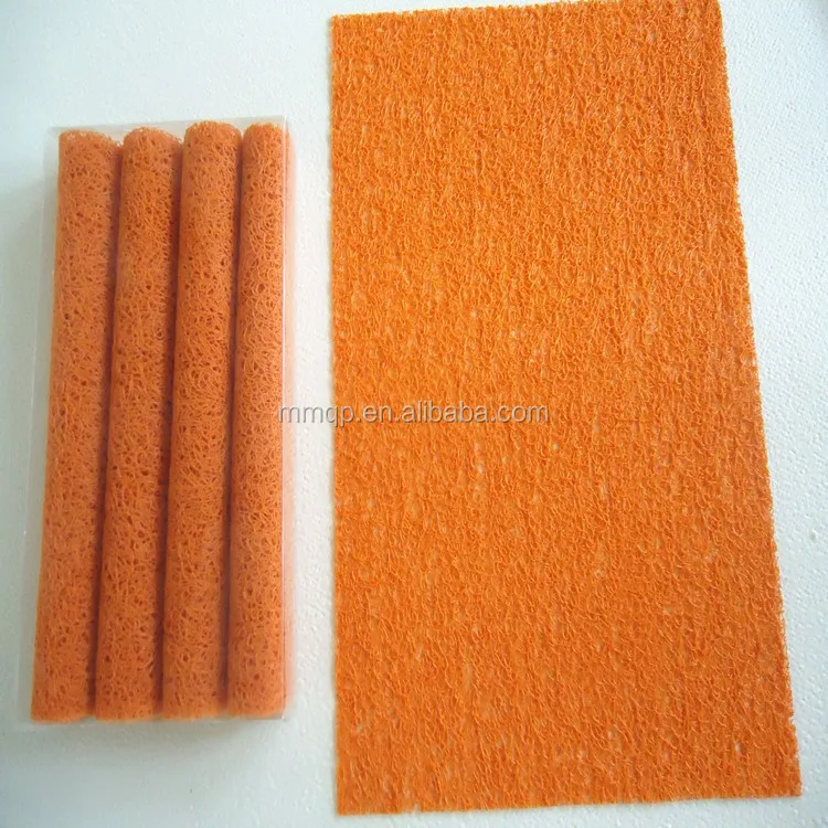 
Beautiful Orange PVC Coil Anti Sliptable Table Runners 