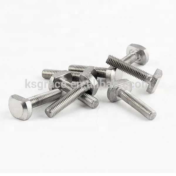 DIN 25192 T Type Bolt  T-slot T-Head Bolts (Hammer Head Bolts) For Railway Vehicles