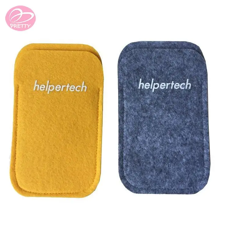 
Polyester Felt Embroidery Mobile Phone Pouch 