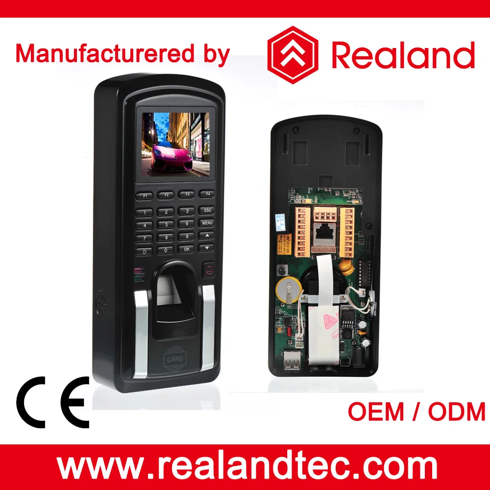 Realand M-F151 офисные сканером отпечатков пальцев Linux TCP/IP P2P биометрический контроль доступа и контроллер доступа к двери с RFID Считыватель