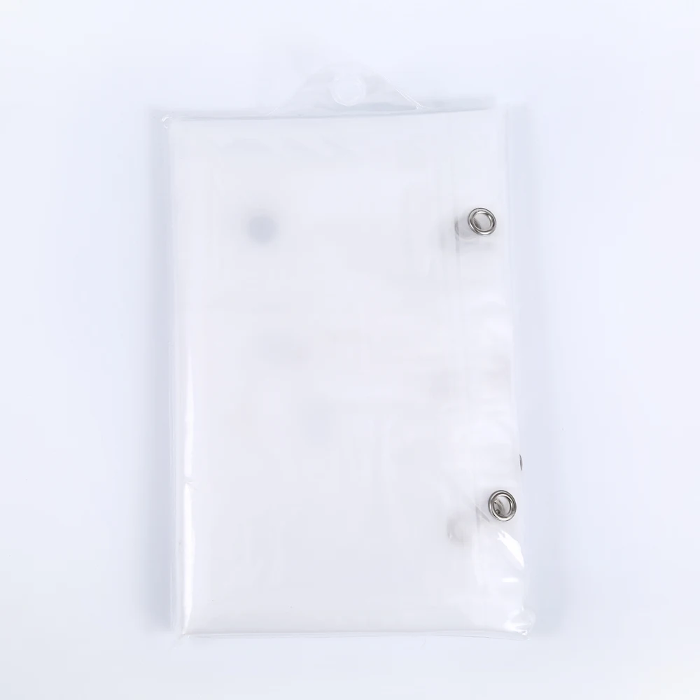 Высококачественная сверхпрочная прозрачная душевая занавеска PEVA с металлическими прокладками без плесени