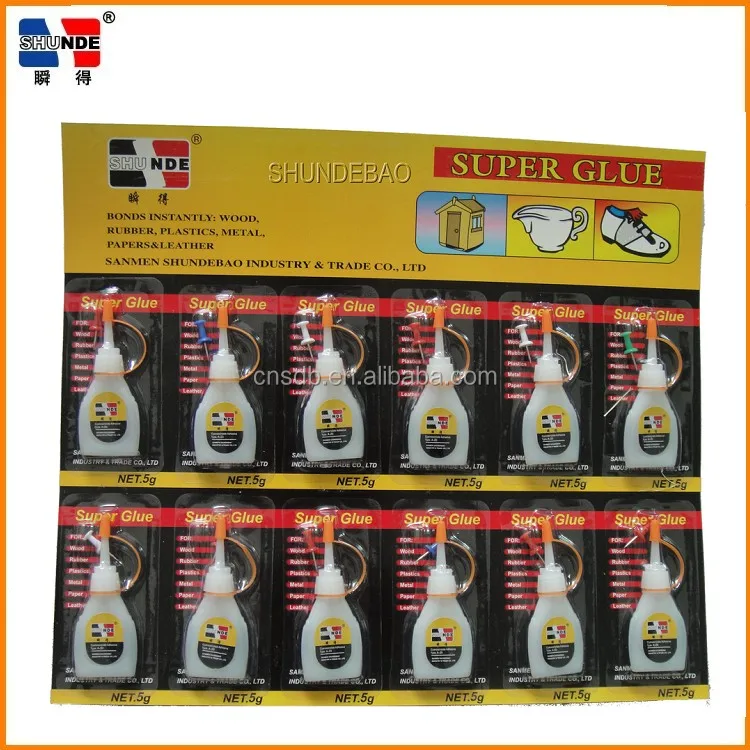 5g plastic bottle packing super glue for plastic DIY super glue